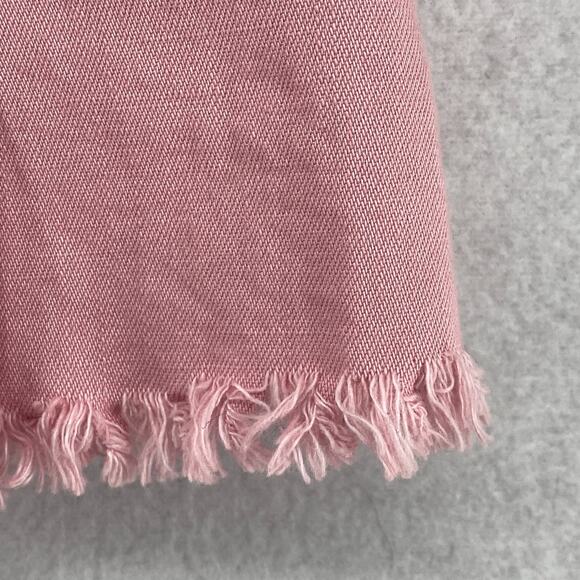 FREE PEOPLE Top S Better Days Tube Corset Smocked Frayed Cropped Cotton Pink NEW - Picture 7 of 16